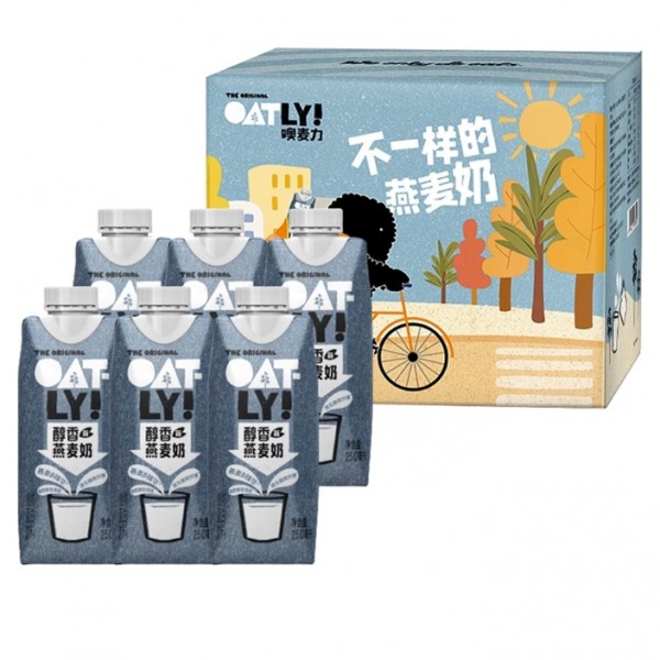 OATLY 醇香燕麦奶植物蛋白饮料 250mL*6