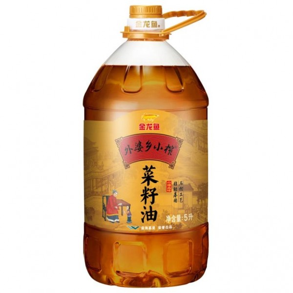 金龙鱼外婆乡小榨菜籽油5L