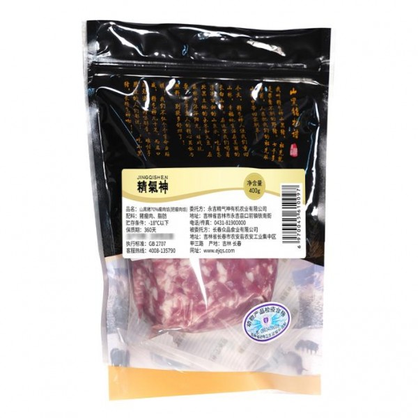 精气神山黑猪肉馅(70%瘦肉)400g